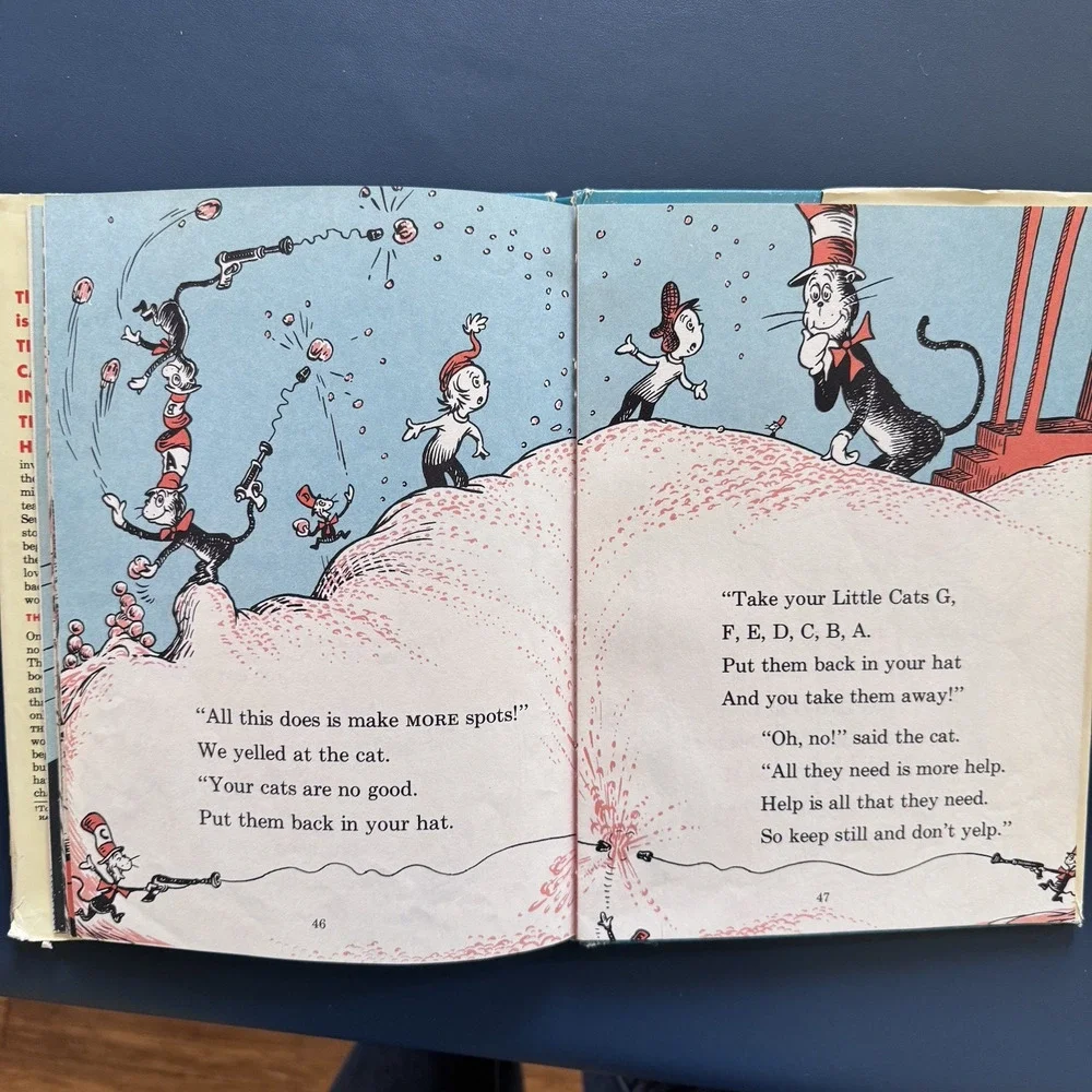 Dr Seuss The Cat in the Hat 1957 B-1 1st Edition Comes Back B-2 1958 Lot of 9